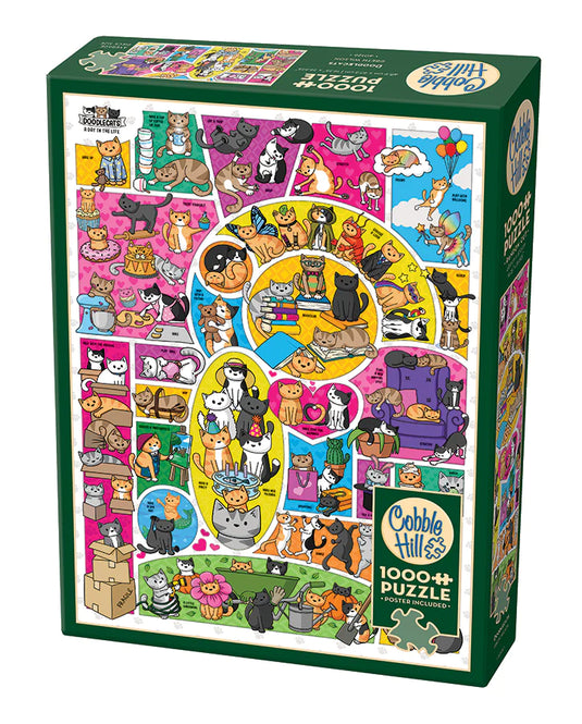 Doodlecats 1000 Piece Jigsaw Puzzle by Cobble Hill
