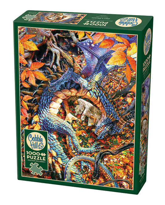 Abby's Dragon 1000 Piece Jigsaw Puzzle by Cobble Hill - 1