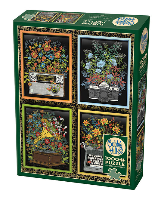 Floral Objects 1000 Piece Jigsaw Puzzle by Cobble Hill - 1