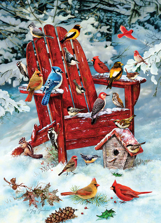 Adirondack Birds 1000 Piece Jigsaw Puzzle by Cobble Hill