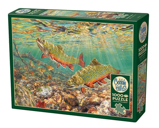 Brook Trout 1000 Piece Jigsaw Puzzle by Cobble Hill - 1