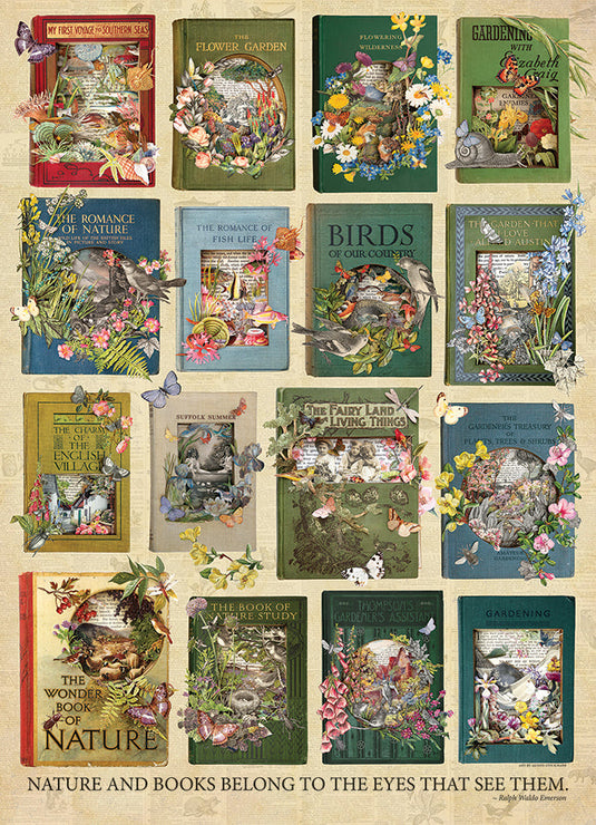 The Nature of Books 1000 Piece Jigsaw Puzzle by Cobble Hill - 2