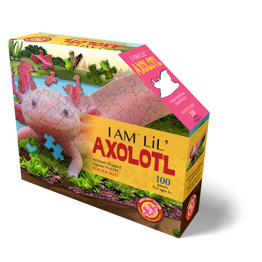 I Am Lil' Axolotl 100 Piece Puzzle by Madd Capp Box Front