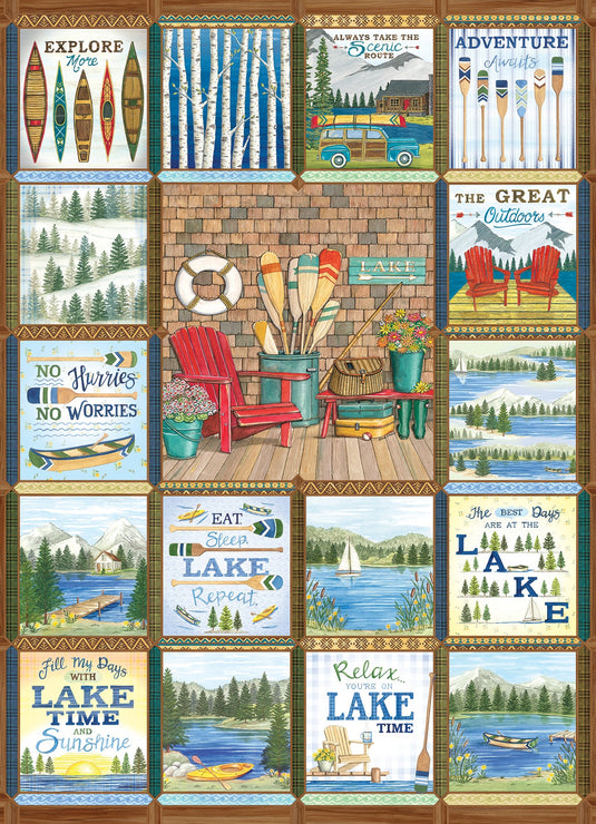 Lake Country 1000 Piece Jigsaw Puzzle by Cobble Hill - 2