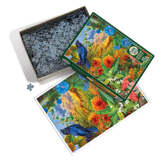 Woodland Gathering 1000 Piece Jigsaw Puzzle by Cobble Hill - 3