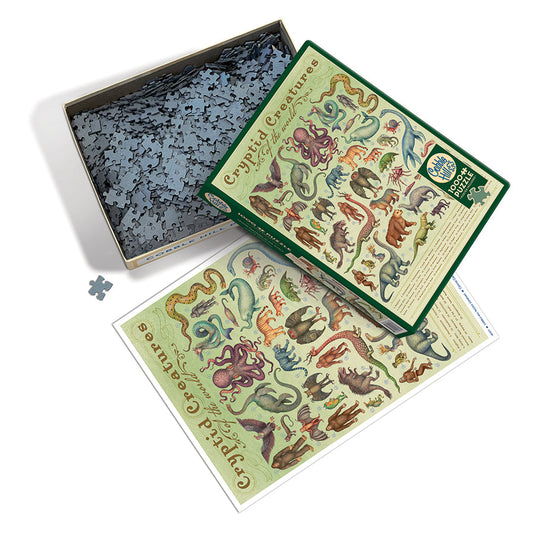 Cryptid Creatures 1000 Piece Jigsaw Puzzle by Cobble Hill