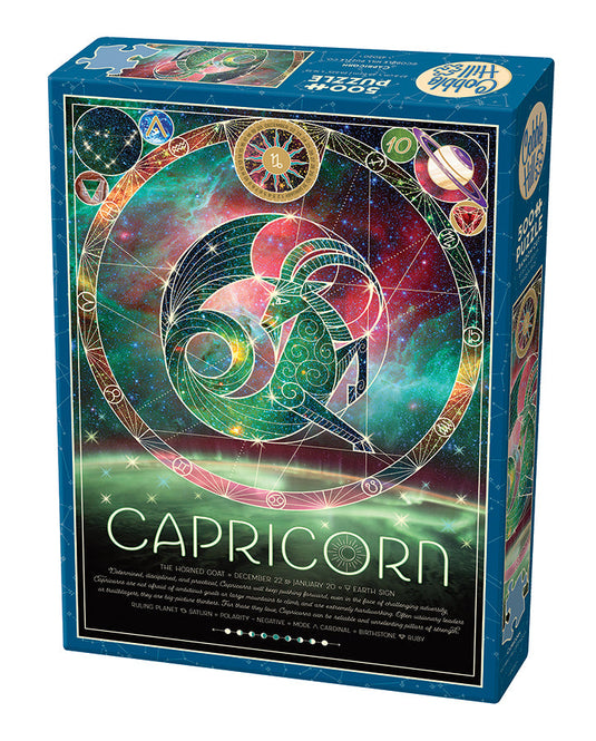 Capricorn 500 Piece Jigsaw Puzzle by Cobble Hill - 1