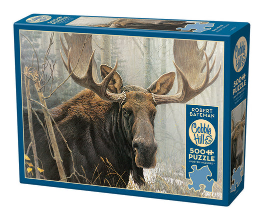 Bull Moose 500 Piece Jigsaw Puzzle by Cobble Hill - 1