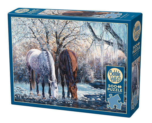 Winter's Beauty 500 Piece Jigsaw Puzzle by Cobble Hill - 1
