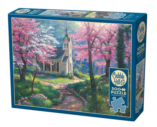 Spring's Embrace 500 Piece Jigsaw Puzzle by Cobble Hill - 1