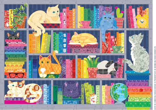 Rainbow Cats 500 Piece Jigsaw Puzzle by Cobble Hill