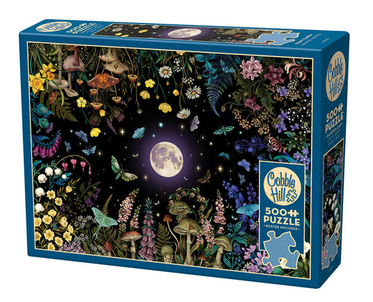 Night Garden 500 Piece Jigsaw Puzzle by Cobble Hill - 1