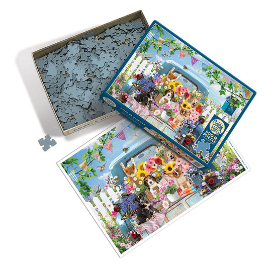 Country Truck in Summer 500 Piece Jigsaw Puzzle by Cobble Hill - 3