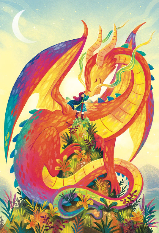 Rainbow Dragon 100 Piece Jigsaw Puzzle by Cobble Hill