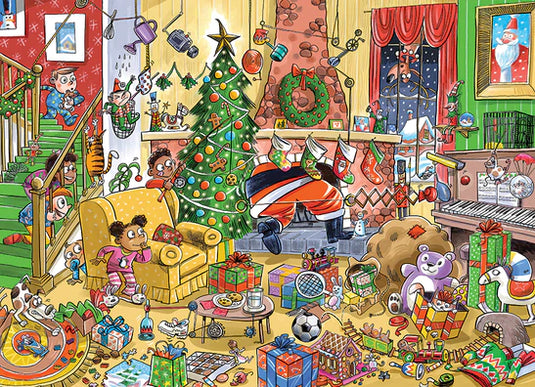 Catching Santa 350 (Family) Piece Jigsaw Puzzle by Cobble Hill