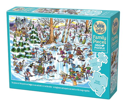 Hockey Town 350 (Family) Piece Jigsaw Puzzle by Cobble Hill