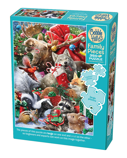 Festive Friends 350 (Family) Piece Jigsaw Puzzle by Cobble Hill - 1