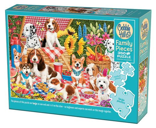 Picnic Party 350 (Family) Piece Jigsaw Puzzle by Cobble Hill - 1