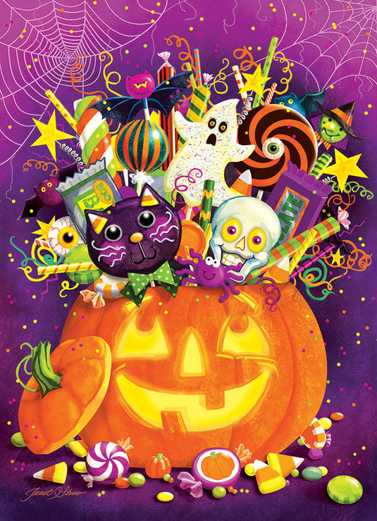Tricky Treats 350 (Family) Piece Jigsaw Puzzle by Cobble Hill - 2