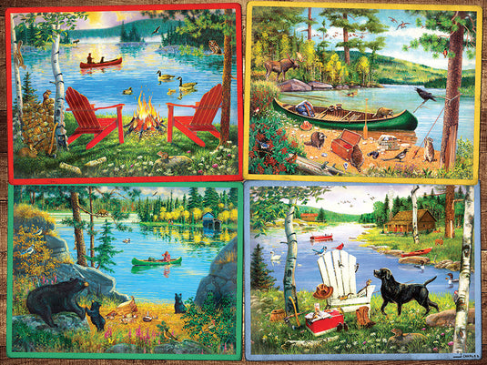 Cabin Country 275 (Easy Handling) Piece Jigsaw Puzzle by Cobble Hill - 2