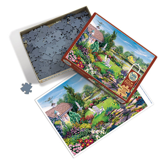 By the Pond 275 (Easy Handling) Piece Jigsaw Puzzle by Cobble Hill - 2