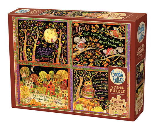 Autumn Reflections 275 (Easy Handling) Piece Jigsaw Puzzle by Cobble Hill - 1
