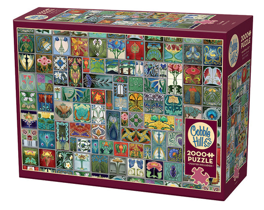 Tilework 2000 Piece Jigsaw Puzzle by Cobble Hill - 1