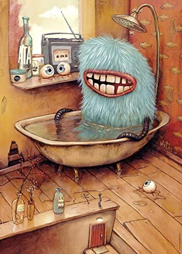 Bathtub, Zozoville 1000 Piece Jigsaw Puzzle by Heye - 2
