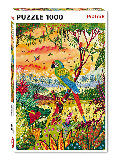 Great Green Macaw 1000 Piece Jigsaw Puzzle by Piatnik