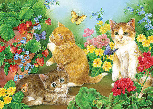 Kitten Playtime 35 Piece Tray Jigsaw Puzzle by Cobble Hill - 1