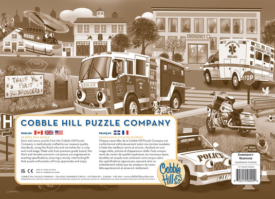 Emergency Response (tray) 35 Piece Jigsaw Puzzle by Cobble Hill