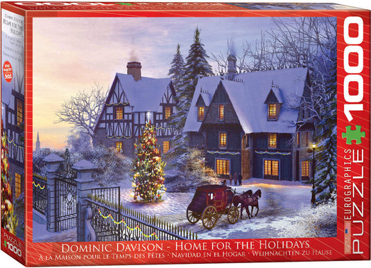 Home for the Holidays 1000 Piece Jigsaw Puzzle by Eurographics - 1