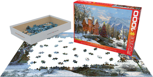 Holiday Lights 1000 Piece Jigsaw Puzzle by Eurographics - 2
