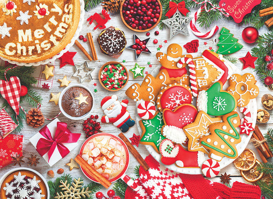 Christmas Table 1000 Piece Jigsaw Puzzle by Eurographics - 2