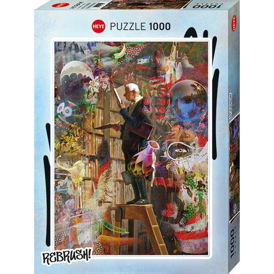 The Bookworm, Rebrush! 1000 Piece Jigsaw Puzzle by Heye - 1