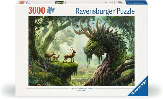 The Forest Dragon Awakes 3000 Piece Puzzle by Ravensburger - 1