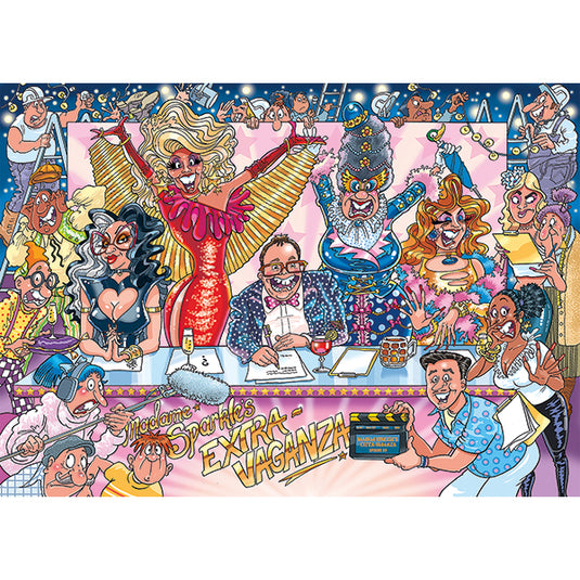 Wasgij Original #42: Rule the Runway! 1000 Piece Jigsaw Puzzle by Jumbo - 2