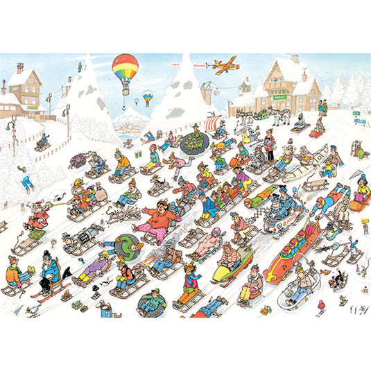 It's All Going Downhill 1000 Piece Jigsaw Puzzle by Jumbo - 2