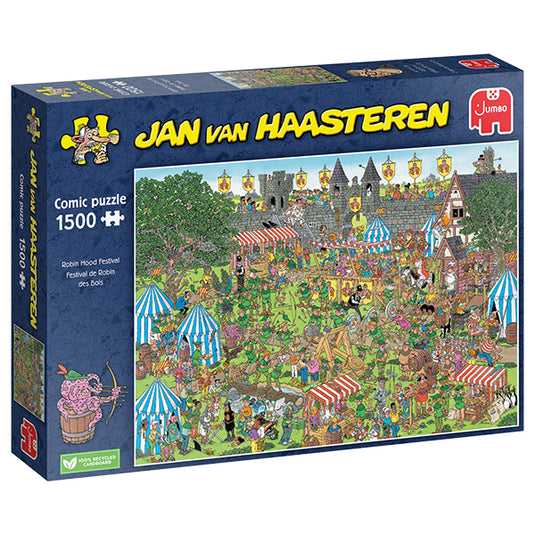 Robin Hood Festival 1500 Piece Jigsaw Puzzle by Jumbo - 1