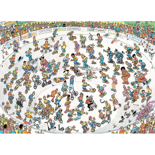 Riding the Skate Bowl 2000 Piece Jigsaw Puzzle by Jumbo