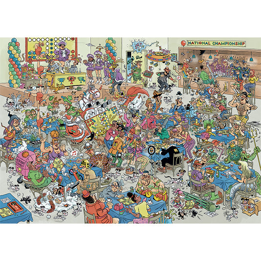 Ludo Battle 1000 Piece Jigsaw Puzzle by Jumbo - 2