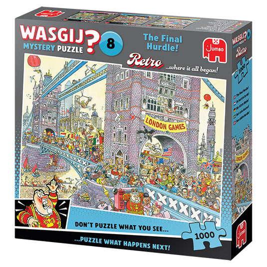 Wasgij Retro Mystery #8 The Final Hurdle! 1000 Piece Jigsaw Puzzle by Jumbo