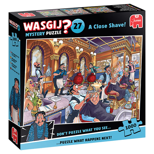 Wasgij Mystery #27 A Close Shave 1000 Piece Jigsaw Puzzle by Jumbo
