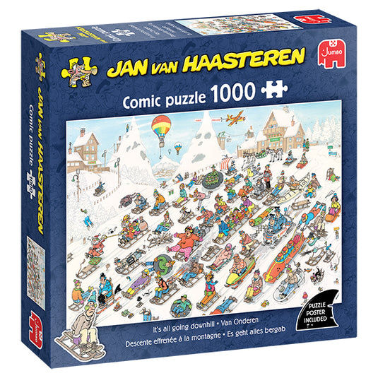 It's all going downhill 1000 Piece Jigsaw Puzzle by Jumbo