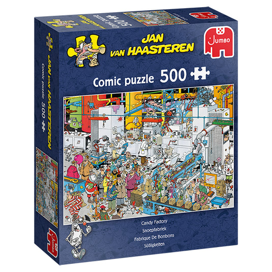 Candy Factory 500 Piece Jigsaw Puzzle by Jumbo - 1