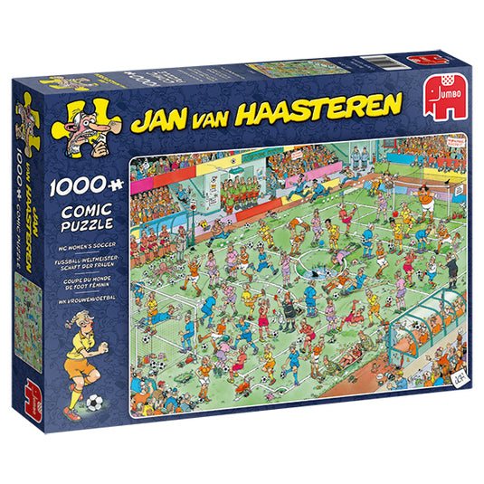 WC Women's Soccer 1000 Piece Jigsaw Puzzle by Jumbo - 1