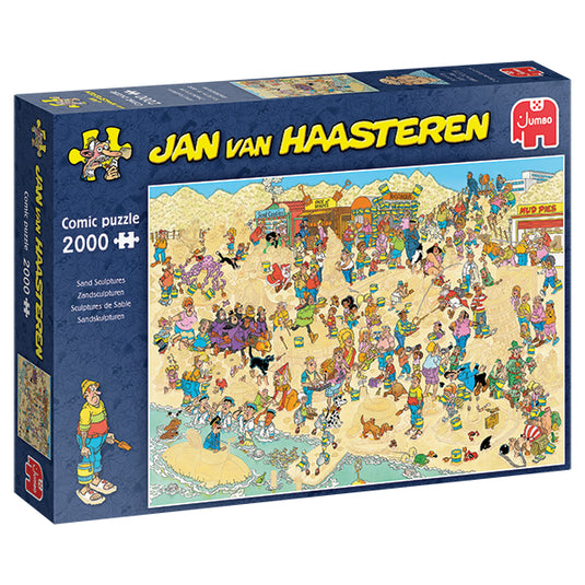 Sand Sculptures 2000 Piece Jigsaw Puzzle by Jumbo - 1
