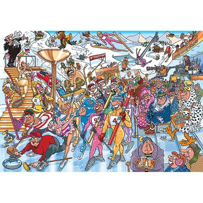 Wasgij Mystery #22: The Wasgij Winter Games 1000 Piece Jigsaw Puzzle by Jumbo