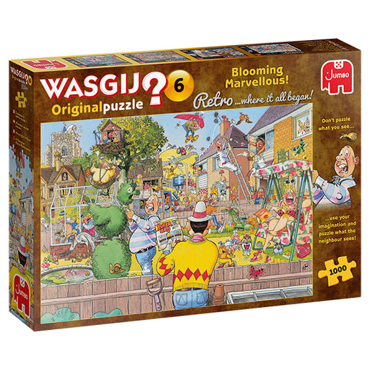 Original Retro #6: Blooming Marvellous! 1000 Piece Jigsaw Puzzle by Jumbo - 1