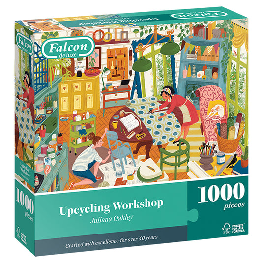 Upcycling Workshop 1000 Piece Jigsaw Puzzle by Falcon - 1